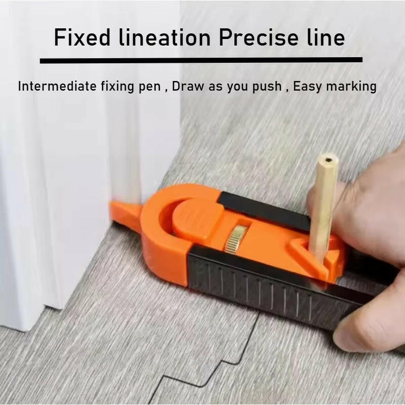 Precision Adjustable Profile Gauge with Locking Mechanism - Perfect for Woodworking, Tiling & DIY Projects - Compact, Durable & User-Friendly!.