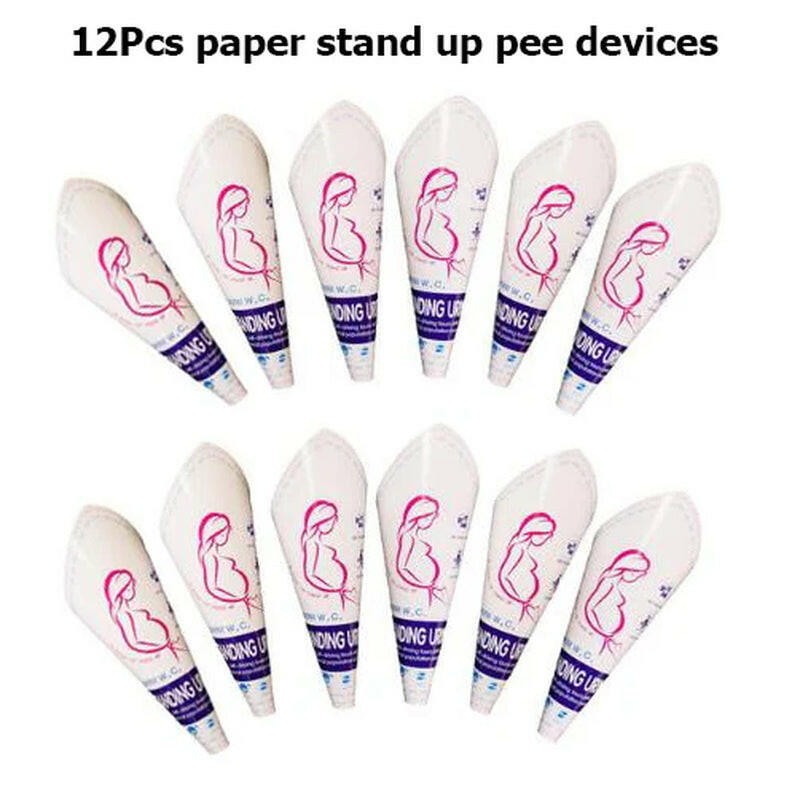 Portable Female Urinal - Soft Silicone & Disposable Paper for Outdoor Adventures, Festivals, and Emergencies!.