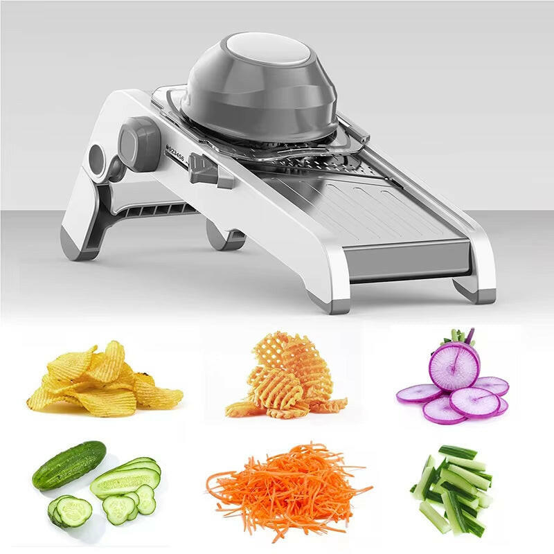 18-in-1 Adjustable Mandoline Vegetable Slicer – Precision Cutting for Every Kitchen.