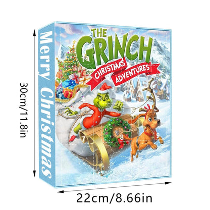 Grinch Advent Calendar 2025 – 24-Day Christmas Countdown with Collectible Figures.