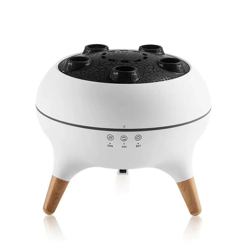 Elevate Your Environment with the Flame Aromatherapy Essential Oil Diffuser - 250ml Mini Humidifier for Home & Large Spaces.