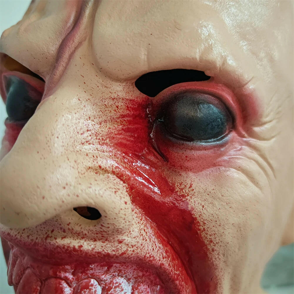 Zombie Latex Mask – Realistic Horror Face Prop for Halloween and Cosplay