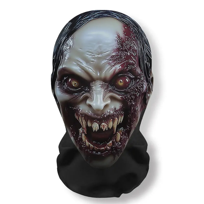 Ghost Face 3D Mesh Mask – Breathable Elastic Balaclava for Halloween Cosplay & Party Props