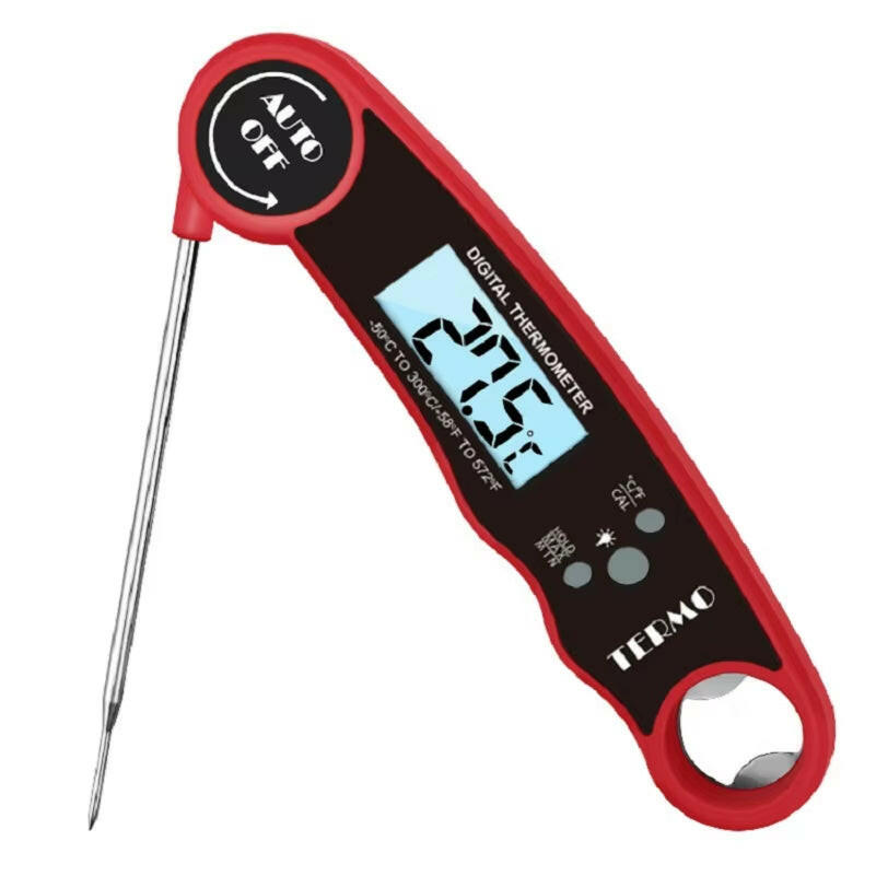 Instant Read Waterproof Digital Meat Thermometer for Perfect BBQ Cooking.