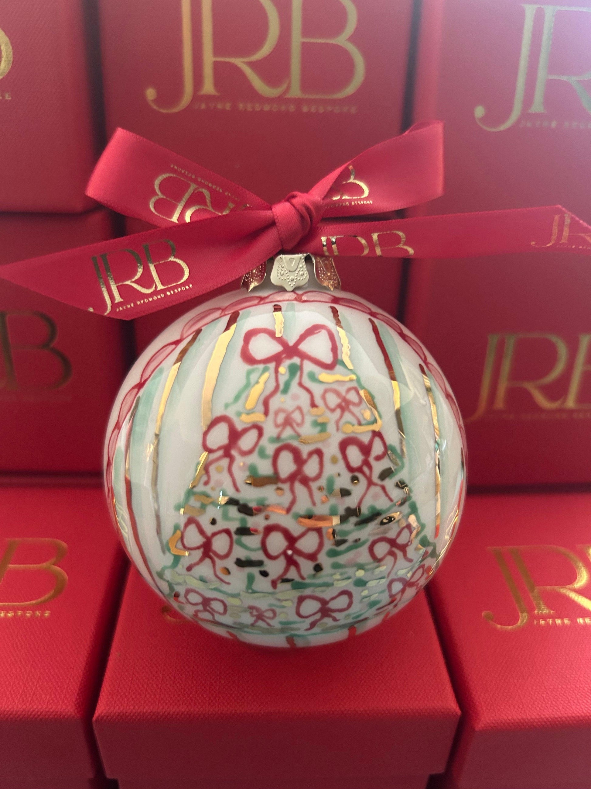 2025 Signature Bauble by Jayne Redmond – Hand‑Painted Limited Edition Ornament.