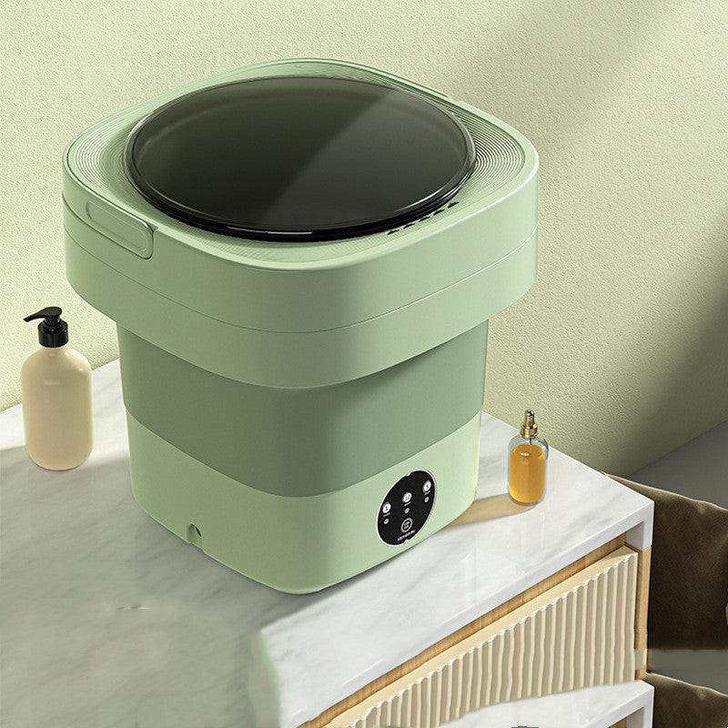 Mini Portable Folding Washing Machine – Compact Travel Laundry with Blue Light Sterilisation.