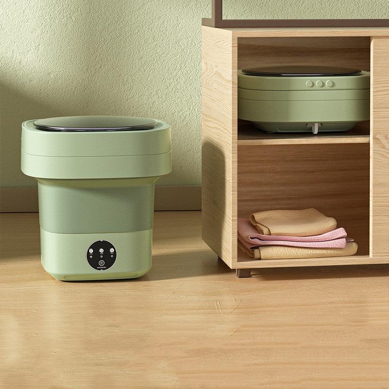 Mini Portable Folding Washing Machine – Compact Travel Laundry with Blue Light Sterilisation.