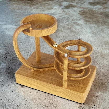 Perpetual Motion Machine Toy – Kinetic Desktop Sculpture with Real Periodic Elements.