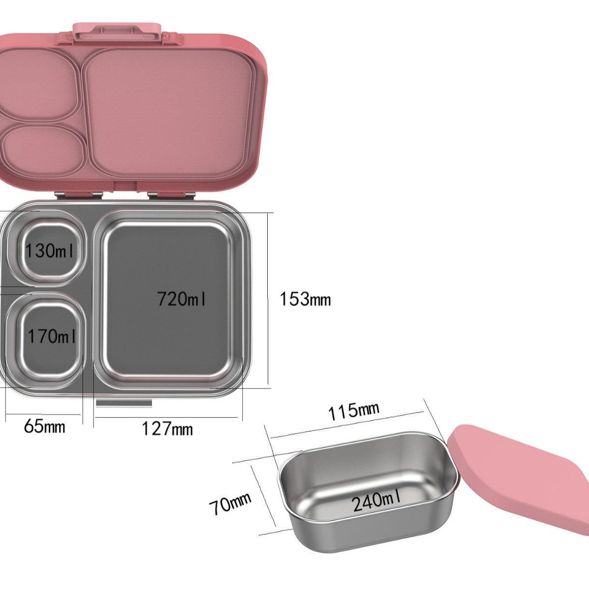 Office Lunch Box – Sealed Partitioned Nordic‑Style Container (1000ml).