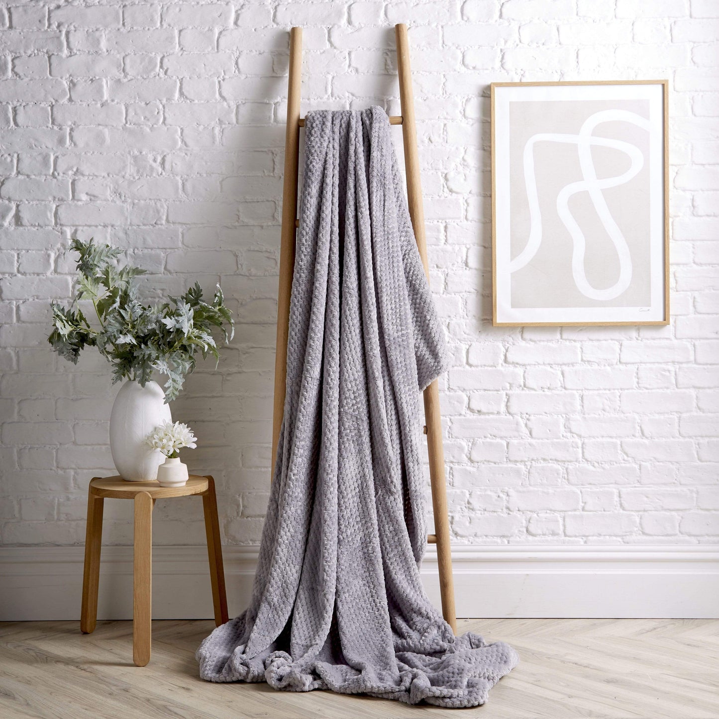 Oversized Chunky Soft Fleece Blanket Cloud Throw Faux Fur Polyester Blend Warm Stylish Home Decor Double King Beds Sofas by OLIVIA ROCCO