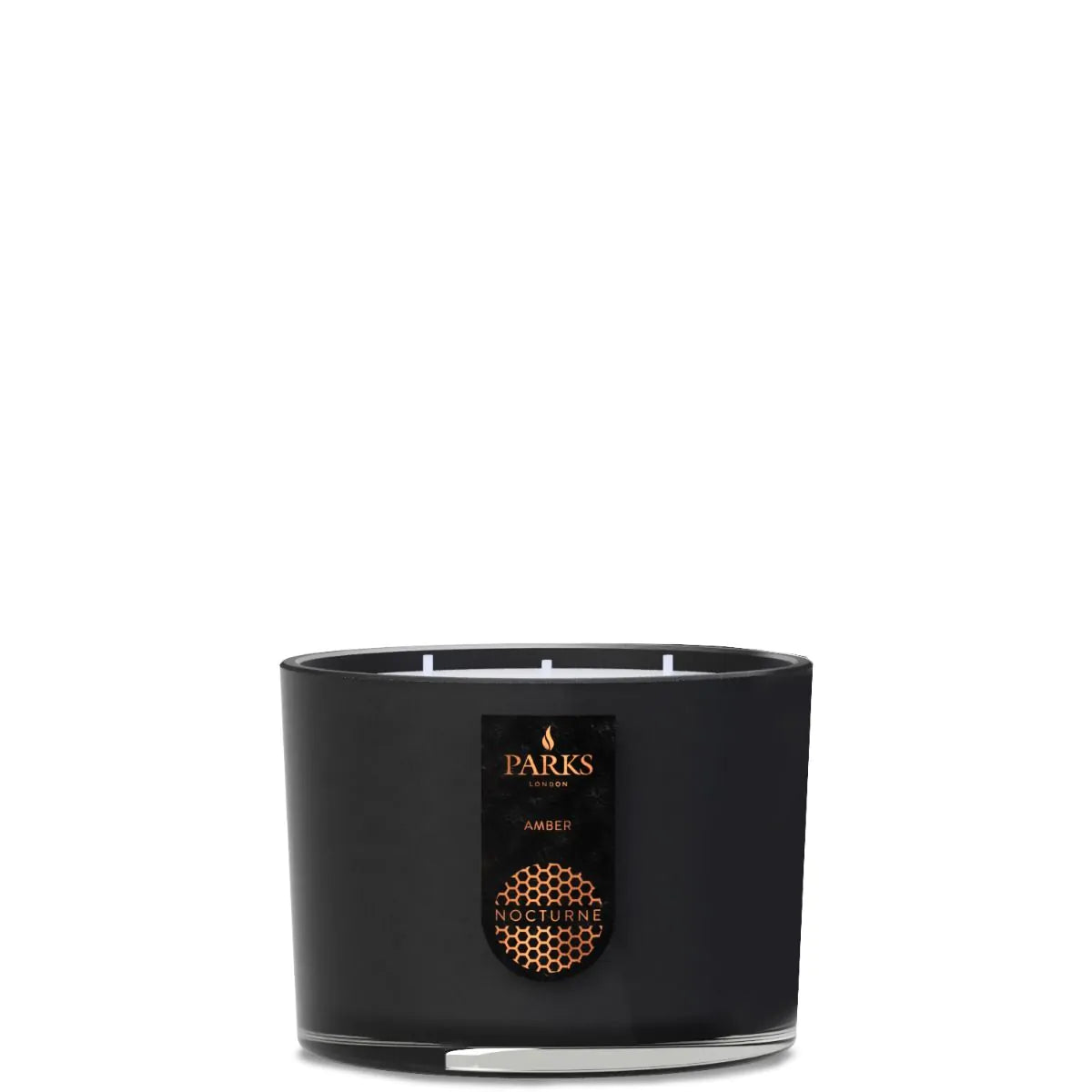 AMBER 3 WICK SCENTED CANDLE 350G.