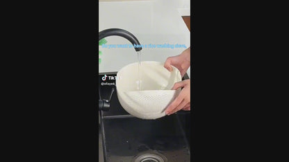 Transform Your Cooking Experience with Our Versatile Rice Washing Bowl - Durable Plastic Colander for Easy Food Prep!.