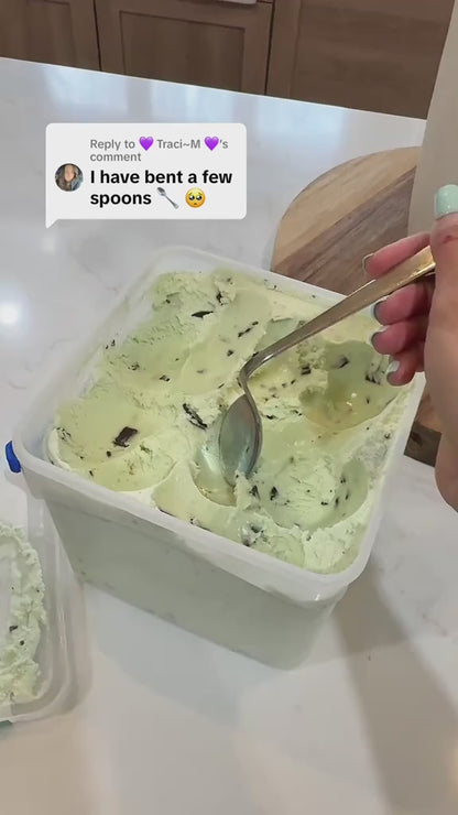 Rechargeable Electric Heated Ice Cream Scoop with LED Display – Effortlessly Softens Hard Ice Cream, Easy to Clean