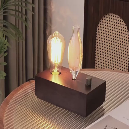 Vintage Aromatherapy Mist Diffuser - Ultra-Quiet, Ambient Glow & Customizable Timer for Ultimate Relaxation and Wellness!.