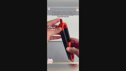 Precision Adjustable Profile Gauge with Locking Mechanism - Perfect for Woodworking, Tiling & DIY Projects - Compact, Durable & User-Friendly!.