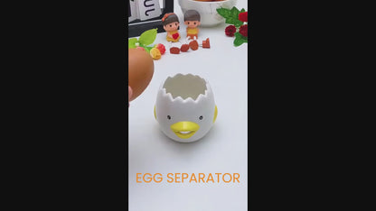 Cartoon Little Chicken Ceramic Egg Yolk Separator