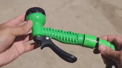 25FT-200FT Expandable Magic Hose with 7 Spray Functions - Durable, Lightweight Garden Watering Tool
