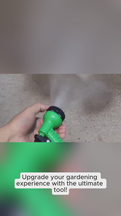 25FT-200FT Expandable Magic Hose with 7 Spray Functions - Durable, Lightweight Garden Watering Tool