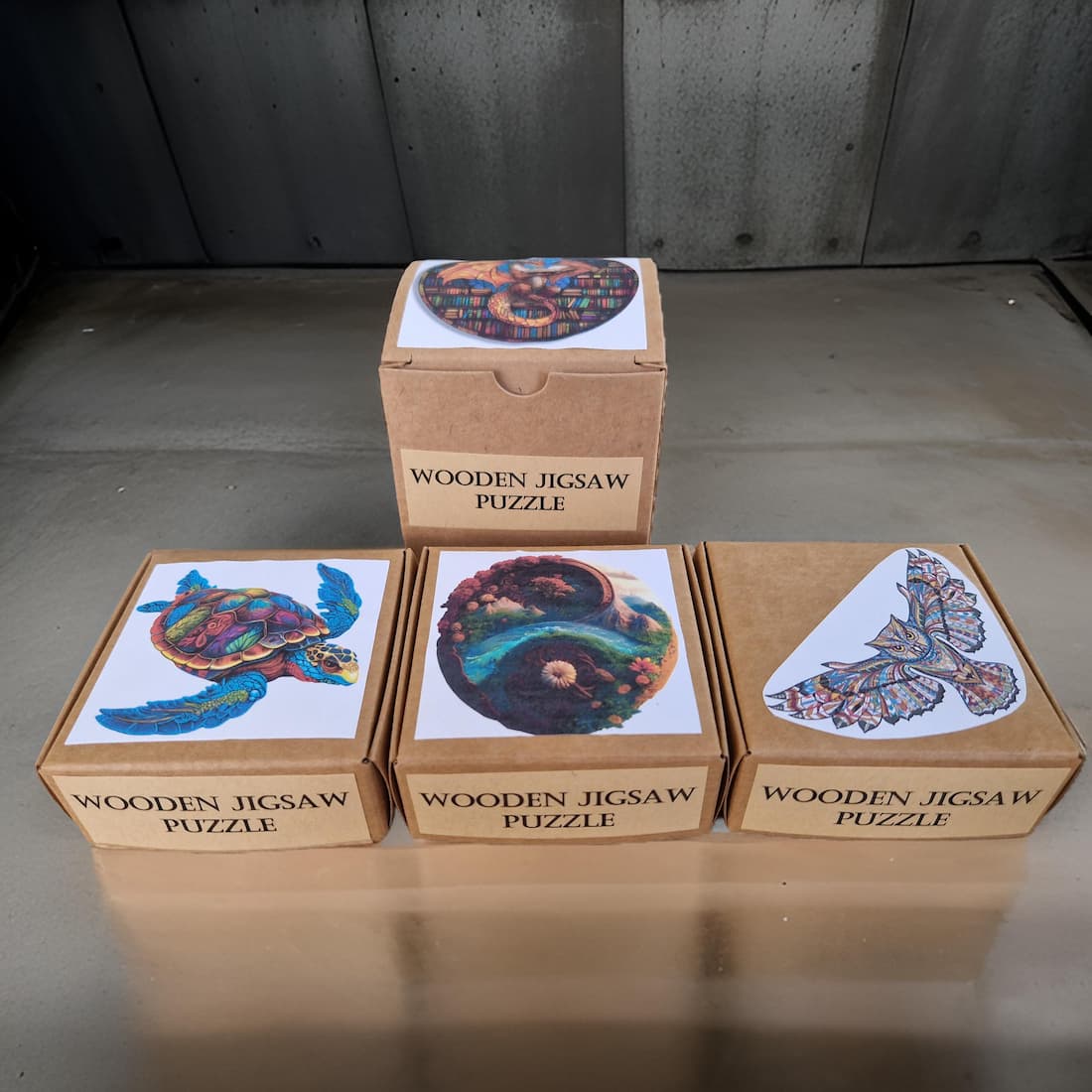 Wooden Animal and Nature Puzzles.