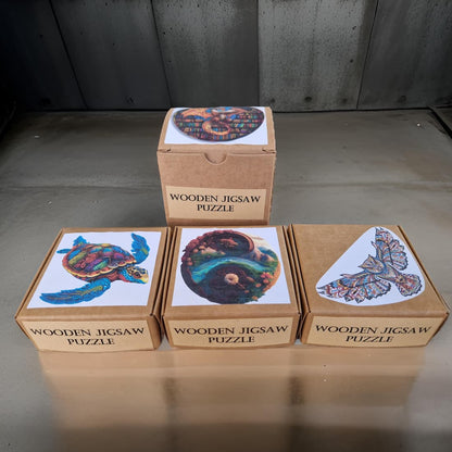 Wooden Animal and Nature Puzzles.