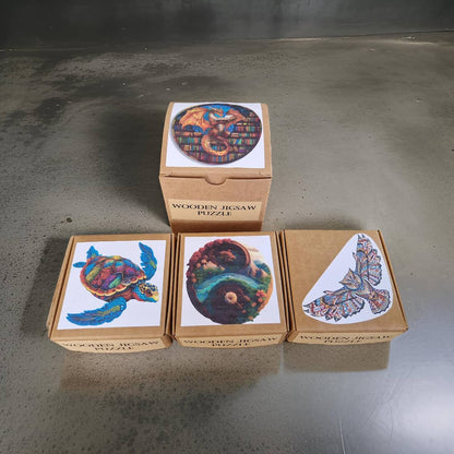 Wooden Animal and Nature Puzzles.