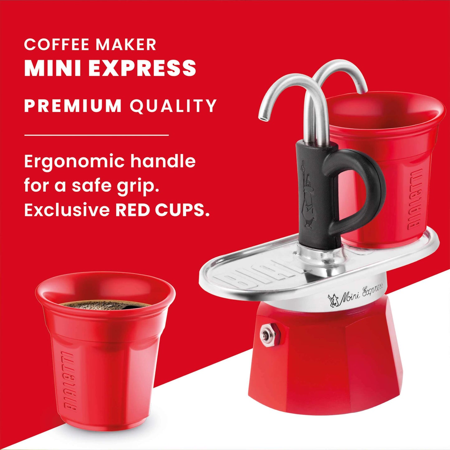 Bialetti luxury coffee maker delivering rich, aromatic espresso with elegant Italian craftsmanship for refined coffee lovers