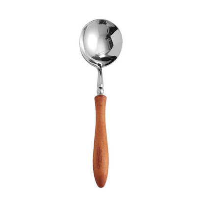 Luxury spoon set – stainless steel with handcrafted rosewood handle