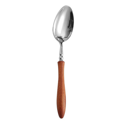 Luxury spoon set – stainless steel with handcrafted rosewood handle