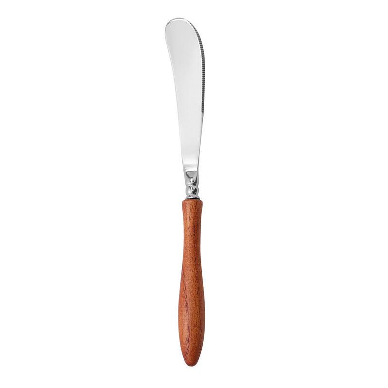 Stainless steel knife with rosewood handle – luxury retro style